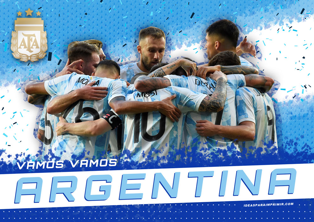 Poster Vamos Vamos Argentina