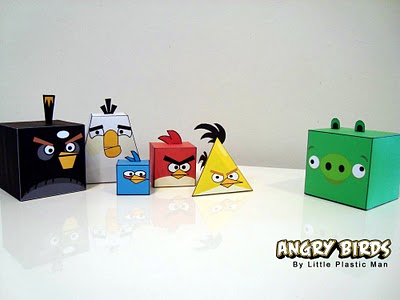 Angry Birds para imprimir. Click Aquí