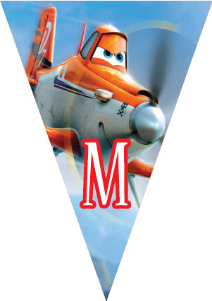 Aviones Disney | Banderines para imprimir gratis