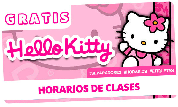 Horarios de clases de Hello Kitty