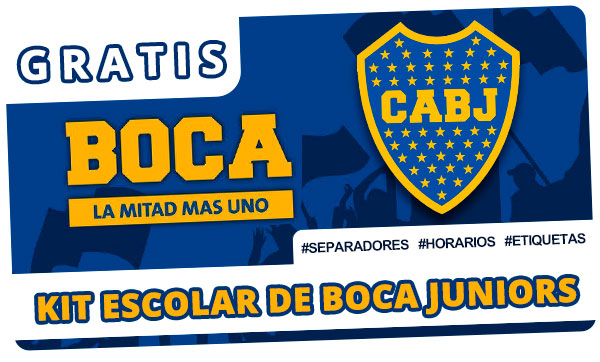 Kit imprimible Boca Juniors