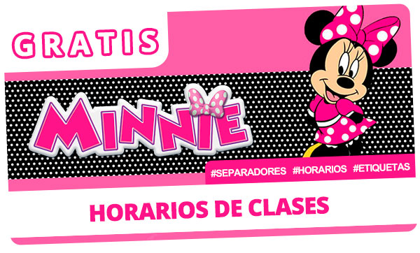 Horarios de clases de Minnie Mouse