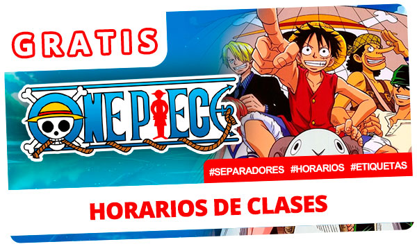 Horarios de clases de One Piece