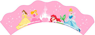 Princesas de Disney | Wrappers para Cupcakes para imprimir