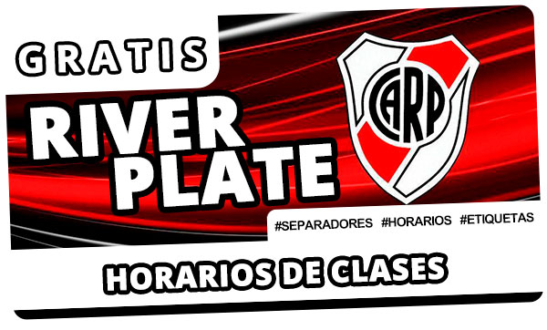 Horarios de clases de River Plate