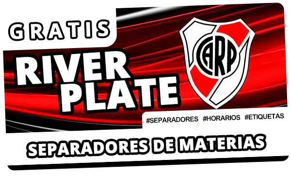 separadores de River Plate