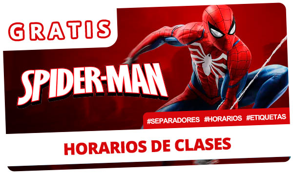 Horarios de clases de Spiderman