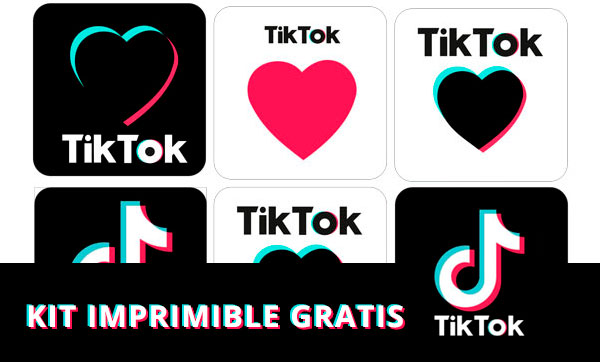 KIT de cumpleaños de TIK TOK imprimible GRATIS. Incluye invitaciones editables!!