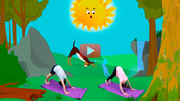 YOGA para niños | El saludo al Sol y Yoga con animales