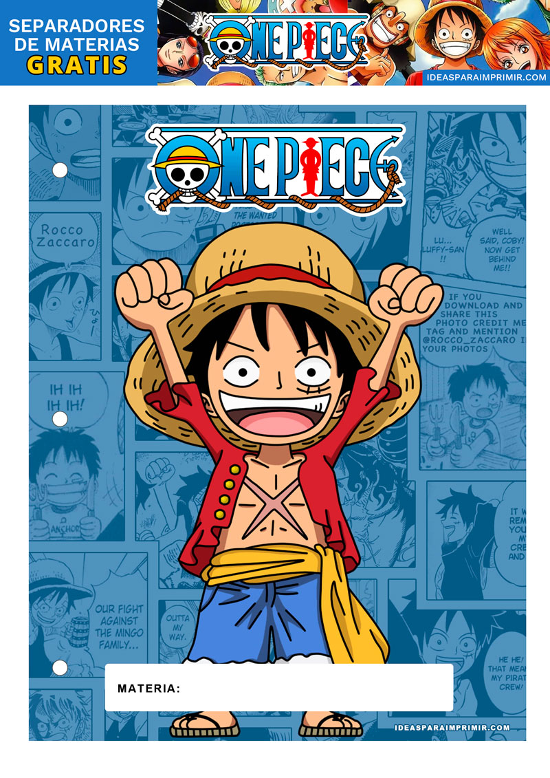Separador de Materias de One Piece