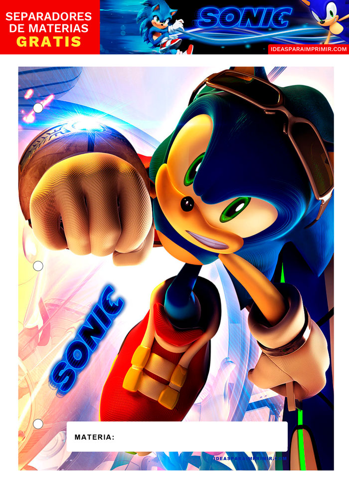 Separador de Materias de Sonic