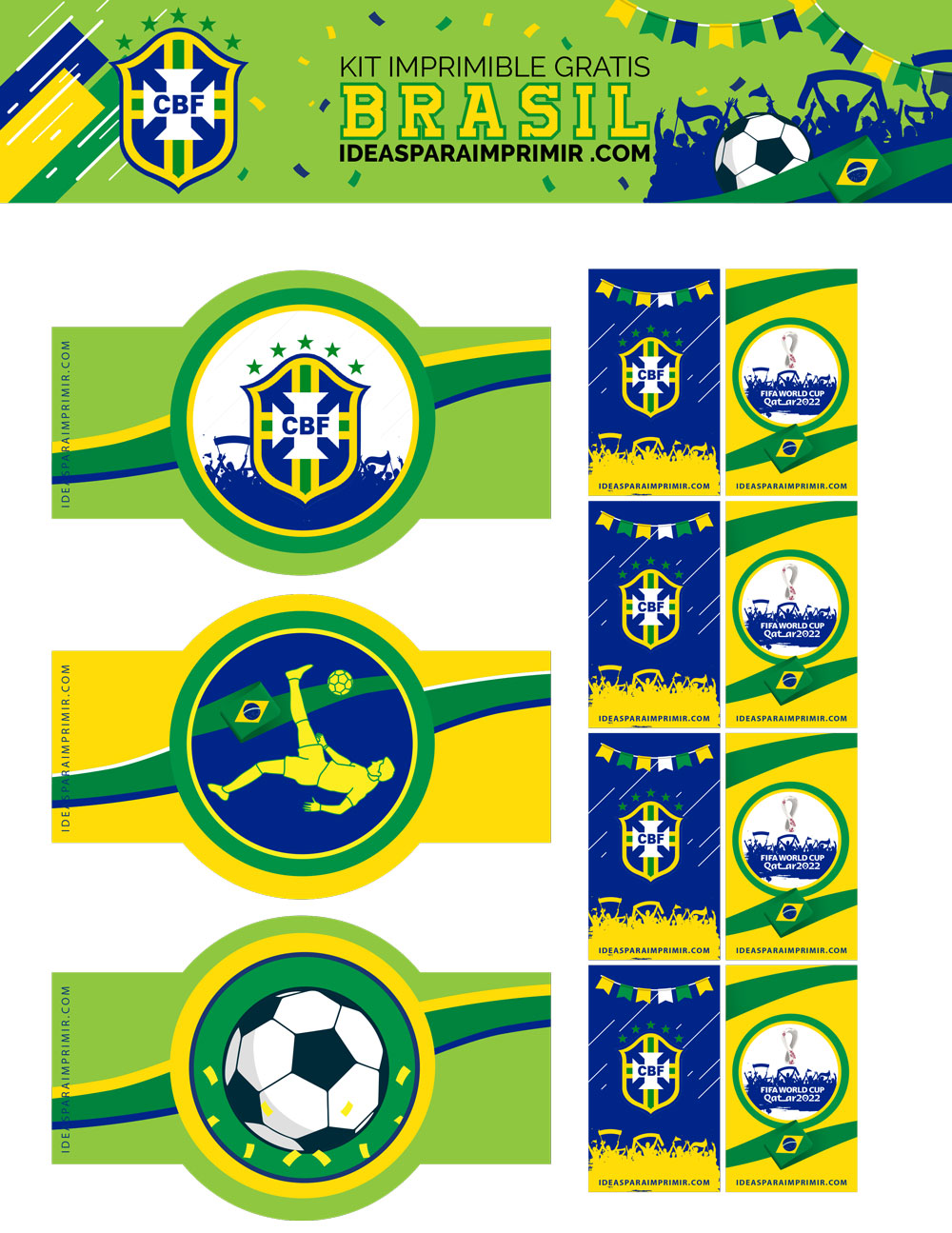 Adesivos, etiquetas, rotulos de aniversário Seleção Brasileira