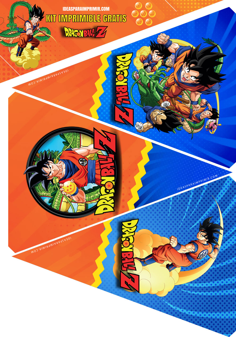 Dragon Ball / Goku | Descargar   GRATIS | Ideas para imprimir
