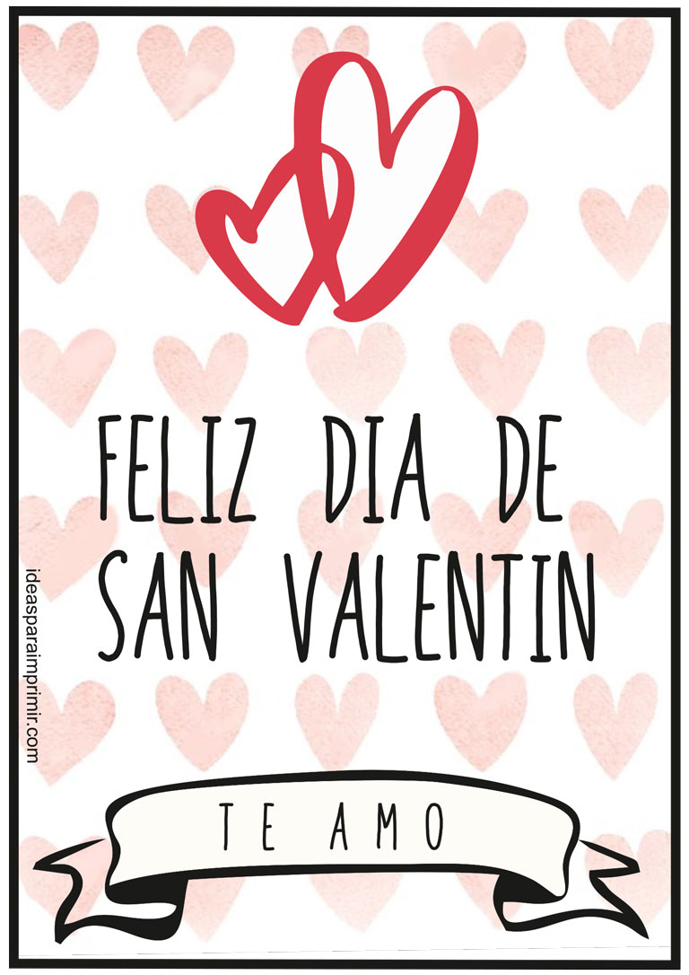 Poster o Cartel Día de San Valentín