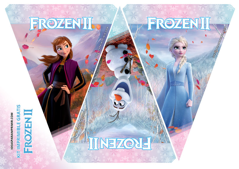 Banderines de Frozen 2