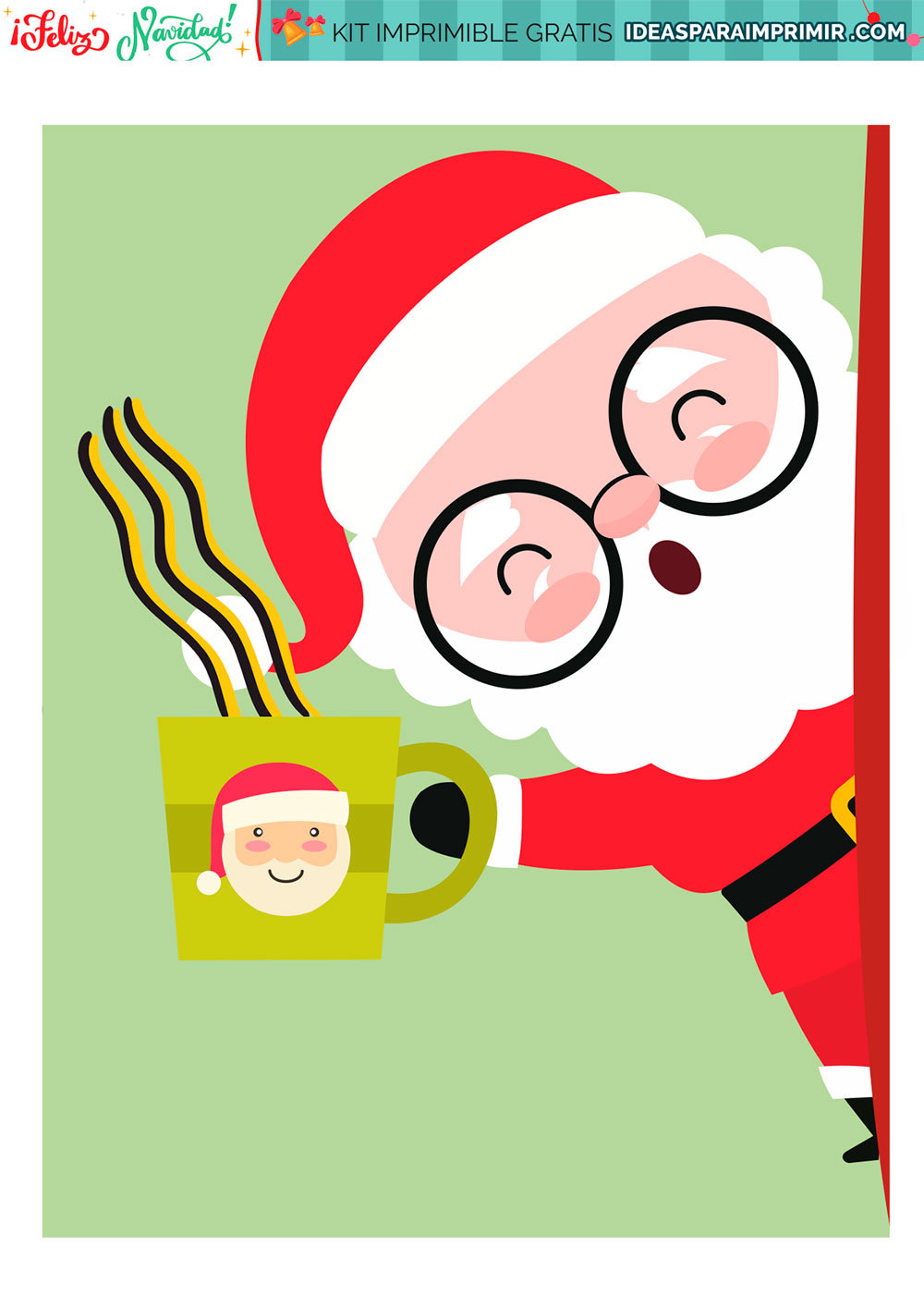 Imágenes de Santa Claus para imprimir gratis