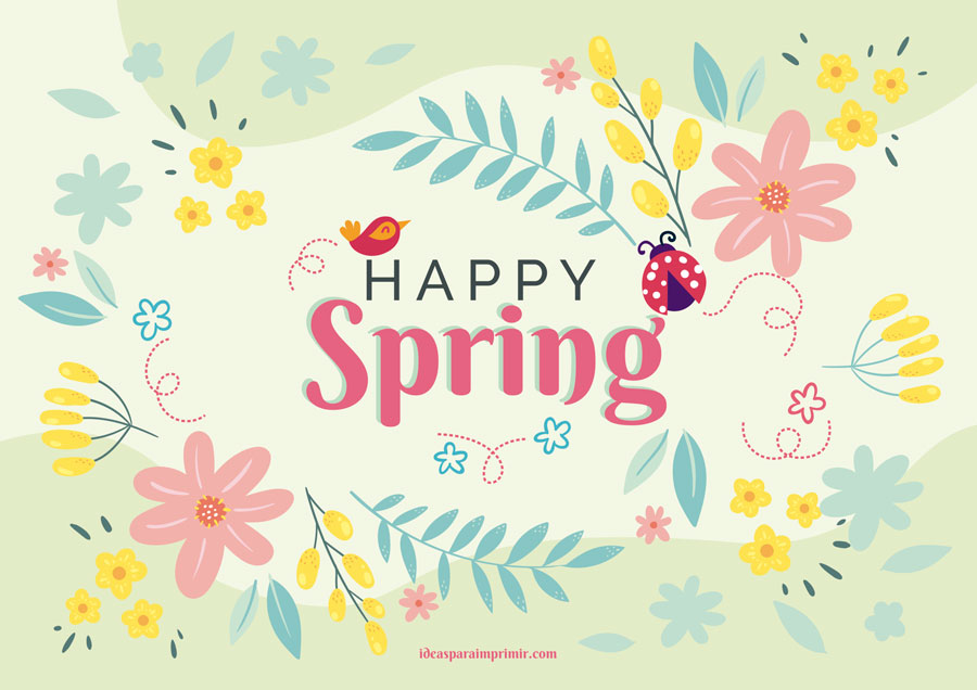 Happy Spring Poster